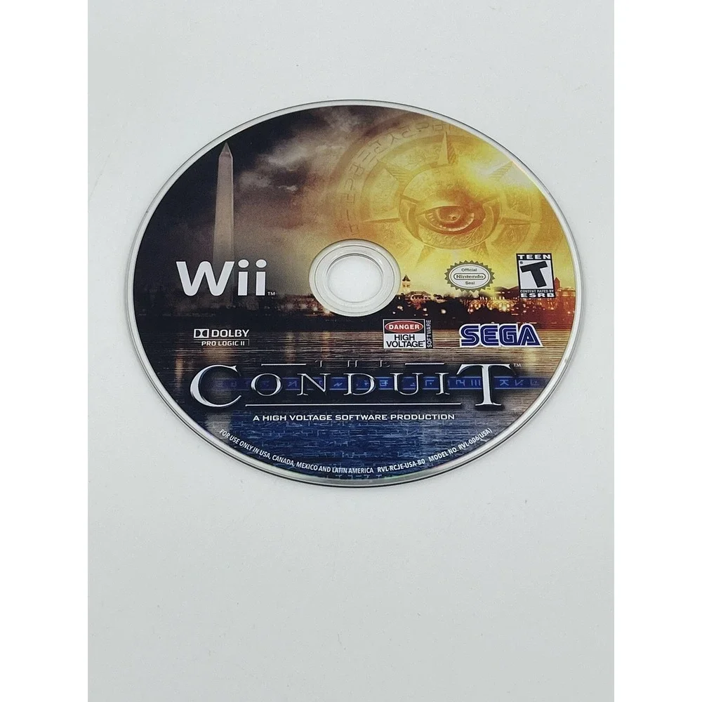 The Conduit Nintendo Wii Sega Shooter Game 2008 Complete with Manual Booklet‎
